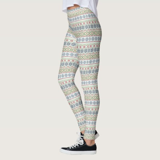 Schattigee kerst trui gebreide vakantie oudejaarsw leggings (Links)