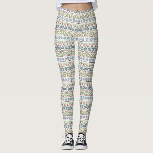 Schattigee kerst trui gebreide vakantie oudejaarsw leggings (Voorkant)