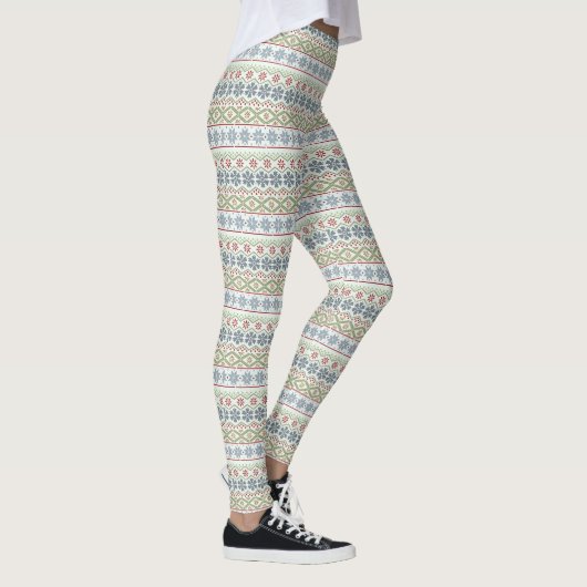 Schattigee kerst trui gebreide vakantie oudejaarsw leggings (Rechts)