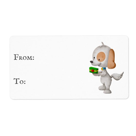 Schattigee kerst van de Sticker (Voorkant)