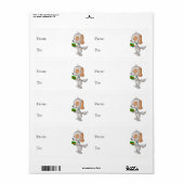 Schattigee kerst van de Sticker (Full Sheet)