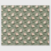 Schattigee Kerst Varken Flat Sheet Holiday Wrap Cadeaupapier (Vlak)