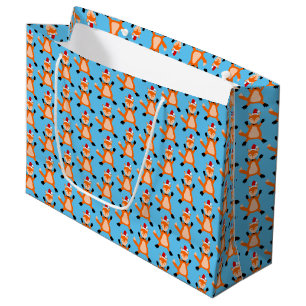 Schattigee kerst vos patroon groot cadeauzakje