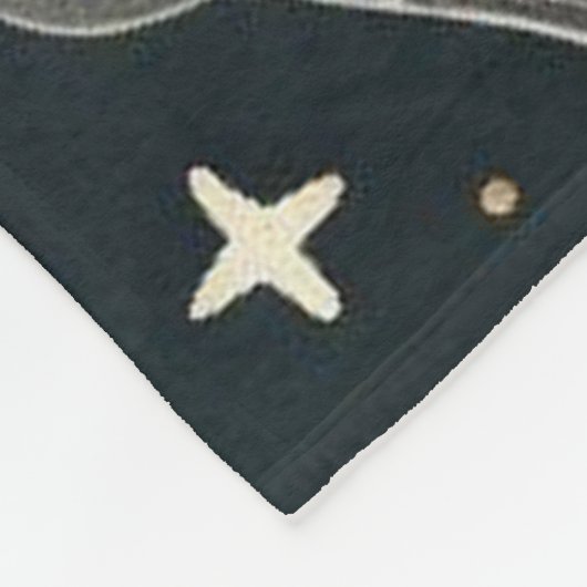 Schattigee kerst vossen en geschenkdozen fleece deken (Hoek)