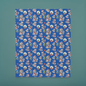 Schattigee kerst wasberen met geschenken sneeuwbol fleece deken