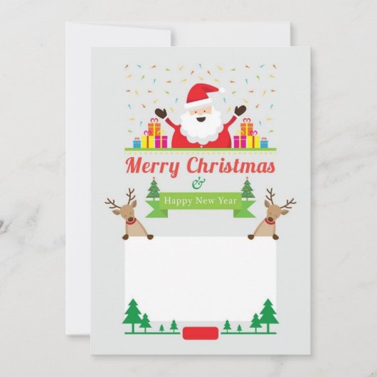 Schattigee Kerst Wenskaarten Kaart (Voorkant)