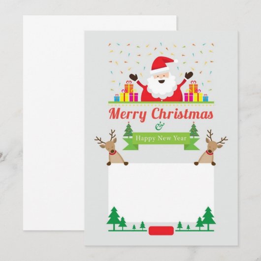 Schattigee Kerst Wenskaarten Kaart (Voorkant / Achterkant)