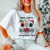 Schattigee Kerst Wijn T-shirt