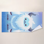 Schattigee kerst/winteryeti badhanddoek (Badhanddoek)