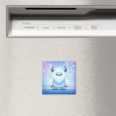 Schattigee kerst/winteryeti magneet (Insitu (Vaatwasser))
