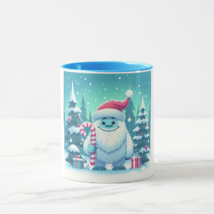 Schattigee kerst/winteryeti mok