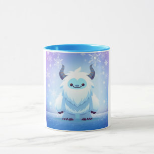 Schattigee kerst/winteryeti mok