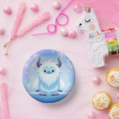 Schattigee kerst/winteryeti papieren kommen (Feest)