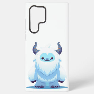 Schattigee kerst/winteryeti samsung galaxy hoesje