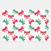 Schattigee kerstbogen inpakpapier vel (Voorkant 2)