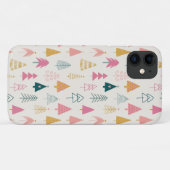 Schattigee kerstbomen Blush Pink Pattern Case-Mate iPhone Case (Achterkant (horizontaal))