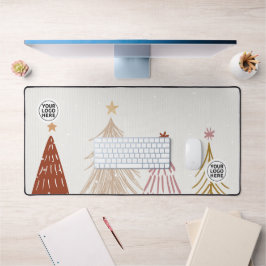 Schattigee Kerstbomen Desk Mat Muismat