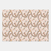 Schattigee kerstboom Alien Rainbow vakantiepatroon Inpakpapier Vel (Voorkant)