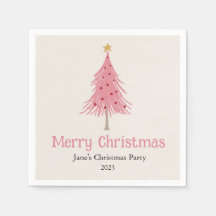 Schattigee kerstboom blush roze feest