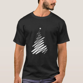 Schattigee Kerstboom Meisjes Vrouwen Kerst T-shirt