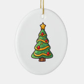 Schattigee kerstboom met Ornamenten (Rechts)
