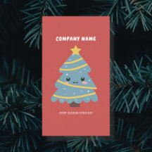 Schattigee kerstboom rood verticaal