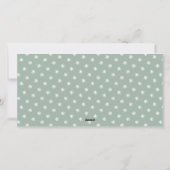 Schattigee Kerstboom Sneeuwvlokken Familiefoto Feestdagenkaart (Achterkant)