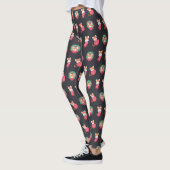 Schattigee Kerstboom Vakantie Yule Nieuwjaar Fox Leggings (Links)