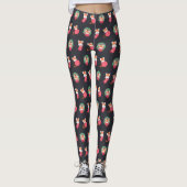 Schattigee Kerstboom Vakantie Yule Nieuwjaar Fox Leggings (Voorkant)