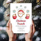 Schattigee kerstbrunch kaart
