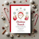 Schattigee kerstbrunch kaart