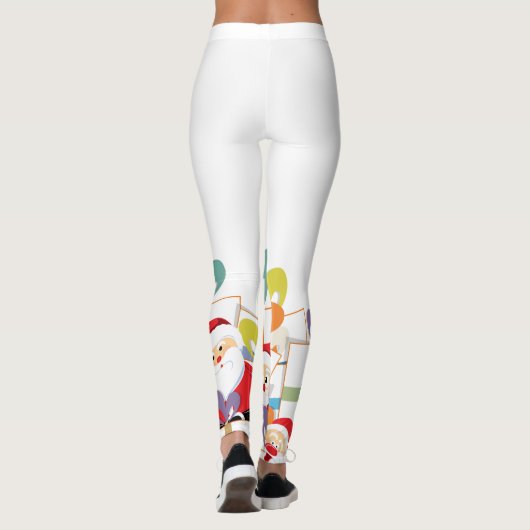 Schattigee kerstcadeaus leggings (Achterkant)