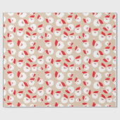 Schattigee kerstcadeaus voor de kerstman naadloos cadeaupapier (Vlak)