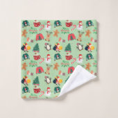 Schattigee kerstdoek bad handdoek (Wasdoekje)