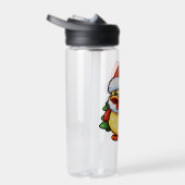 Schattigee kersteend in kerstmuts waterfles (Rechts)