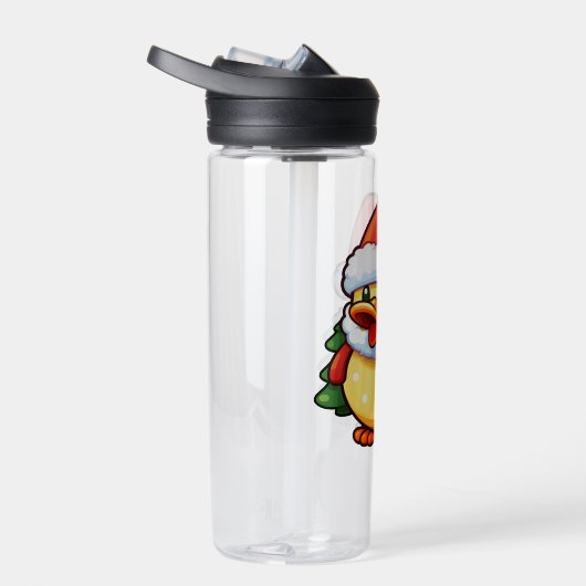 Schattigee kersteend in kerstmuts waterfles (Rechts)