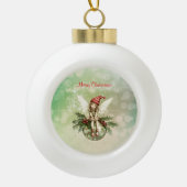 Schattigee kerstfee op een Ornament (Voorkant)