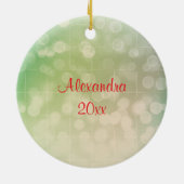 Schattigee kerstfee op een Ornament (Achterkant)