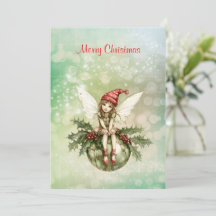 Schattigee kerstfee op een Ornament