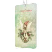 Schattigee kerstfee op een Ornament Luchtverfrisser (Links)