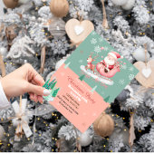 Schattigee kerstfeestuitnodigingen kaart