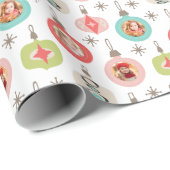 Schattigee kerstfotocollage cadeaupapier (Rol Hoek)