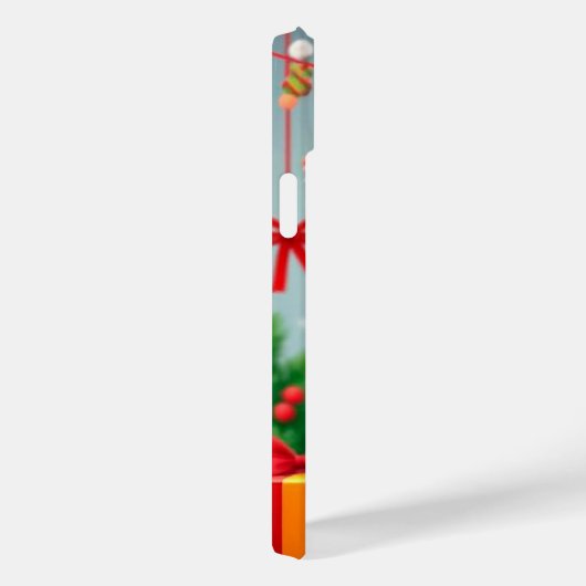 Schattigee kersthond Case-Mate iPhone case (Achterkant / Rechts)