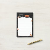 Schattigee kersthond om te doen lijst post-it® notes (Op bureau)