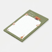 Schattigee kersthond  om te doen lijst post-it® notes (Schuin)