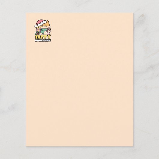 Schattigee Kersthond - Yappy Howholidays (Voorkant)