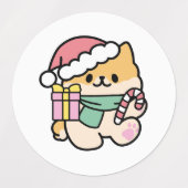 Schattigee Kersthond - Yappy Howholidays Labels (Design 2)