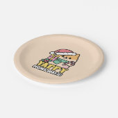 Schattigee Kersthond - Yappy Howholidays Papieren Bordje (Gekanteld)