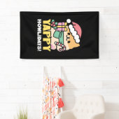 Schattigee Kersthond - Yappy Howholidays Spandoek (Insitu)