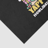 Schattigee Kersthond - Yappy Howholidays Tissuepapier (Detail)